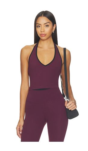 Rory Airweight Halter Bralette in Wine. - size L (also in M, S, XL, XS) - Splits59 - Modalova