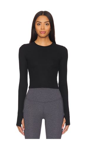 Louise Rib Long Sleeve Crop Top in . Size L. Also in M, S, XL, XS - Splits59 - Modalova
