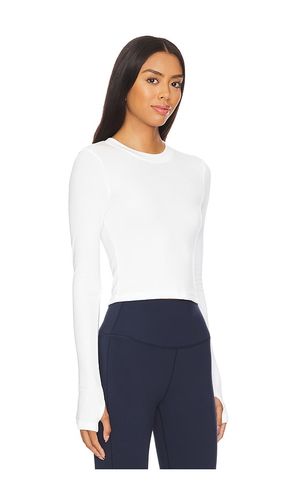 Louise Rib Long Sleeve Crop Top in . Taglia L. Also in M, S, XS - Splits59 - Modalova