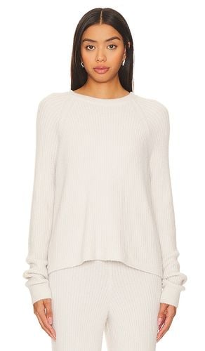 Boxy Chenille Sweater in Ivory. - size L (also in S) - Spiritual Gangster - Modalova