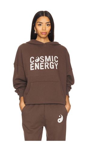 Sudadera con capucha cosmic energy en color marrón talla L en - Brown. Talla L (también en M, S, XL, XS) - Spiritual Gangster - Modalova