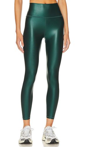 Ada wet look 7/8 legging en color verde oscuro talla M en - Dark Green. Talla M (también en XS) - Spiritual Gangster - Modalova