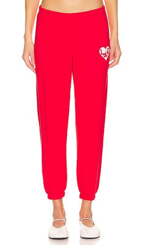 Pantalón deportivo heart luna en color rojo talla L en - Red. Talla L (también en M, S, XL, XS) - Spiritual Gangster - Modalova