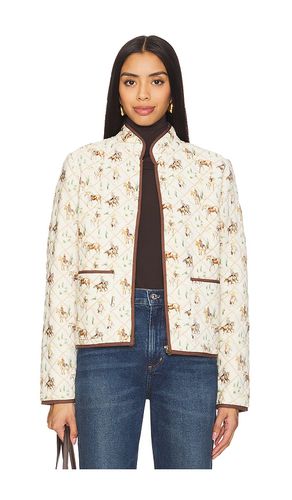 Loretta Quilted Horse Jacket in Ivory. - size L (also in M, S, XL, XS) - Sendero Provisions Co. - Modalova