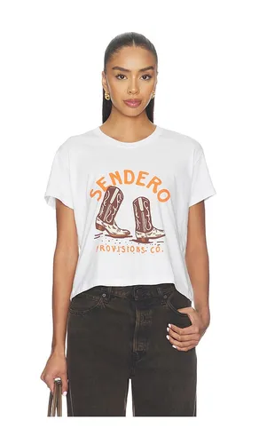 High Stepper Boxy Tee in White. - size XS (also in L, XL/1X) - Sendero Provisions Co. - Modalova