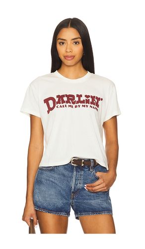 Darlin' Crop Tee in Ivory. - size L (also in M, S, XL/1X, XS) - Sendero Provisions Co. - Modalova