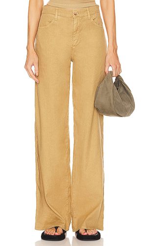 Pantalones 5 pocket wide leg en color bronce talla 24 en - Tan. Talla 24 (también en 25, 26, 27, 28, 29) - SPRWMN - Modalova