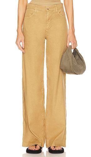 Pantalones 5 pocket wide leg en color bronce talla 25 en - Tan. Talla 25 (también en 26, 27, 29, 30) - SPRWMN - Modalova