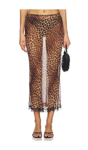 Amelie Midi Skirt in Brown. - size M (also in S) - SPRWMN - Modalova