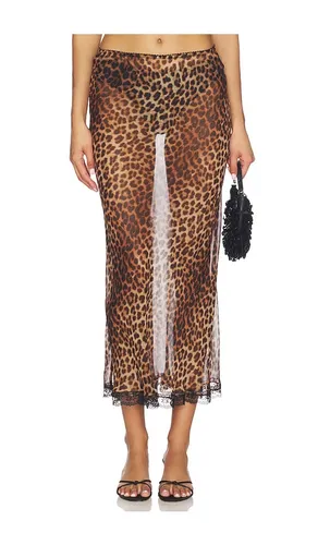 Amelie Midi Skirt in Brown. - size M (also in XS) - SPRWMN - Modalova