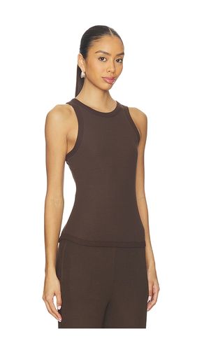 Rib Racer Tank in Chocolate. - size L (also in M) - SPRWMN - Modalova