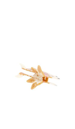 Hand-Painted Corgi Claw Hair Clip in - Solar Eclipse - Modalova