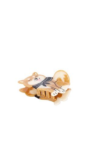 Pinza para el cabello de shiba inu pintada mano en color bronce talla all - Solar Eclipse - Modalova