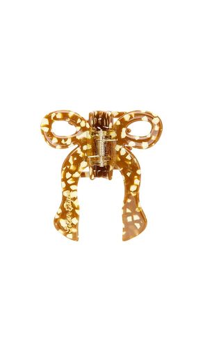 Hand-Painted Coquette Bow Claw Hair Clip in - Solar Eclipse - Modalova