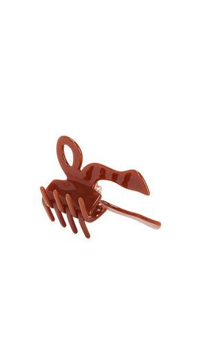 Hand-Painted Coquette Bow Claw Hair Clip in - Solar Eclipse - Modalova