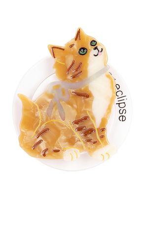 Hand-Painted Kyoto Kitten Grip Charm in - Solar Eclipse - Modalova