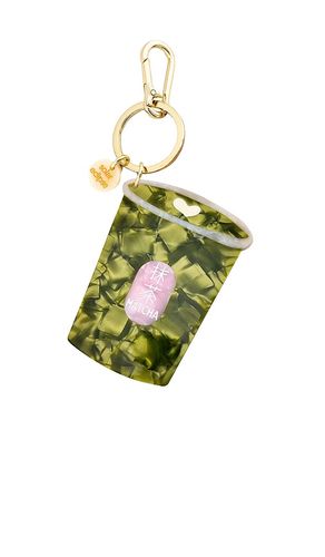 Hand-Painted Matcha Bag Charm + Keychain in - Solar Eclipse - Modalova