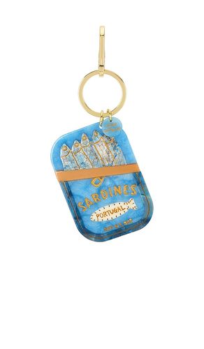 Hand-Painted Sardines Bag Charm + Keychain in - Solar Eclipse - Modalova