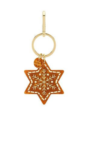 Hand-Painted Gingerbread Star Bag Charm + Keychain in - Solar Eclipse - Modalova