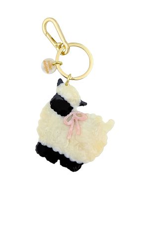 Hand-painted Sheep Bag Charm + Keychain in - Solar Eclipse - Modalova