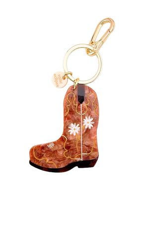 Hand-painted Daisy Cowboy Boot Bag Charm + Keychain in Beauty: Multi - Solar Eclipse - Modalova