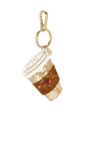 Hand-painted Bag Charm in Brown - Solar Eclipse - Modalova