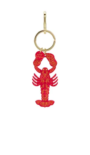 Hand-painted Lobster Bag Charm + Keychain in - Solar Eclipse - Modalova