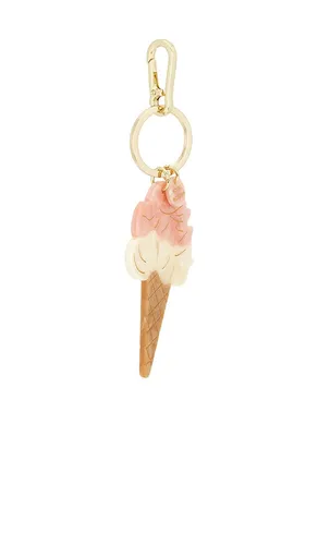 Hand-painted Gelato Bag Charm + Keychain in - Solar Eclipse - Modalova