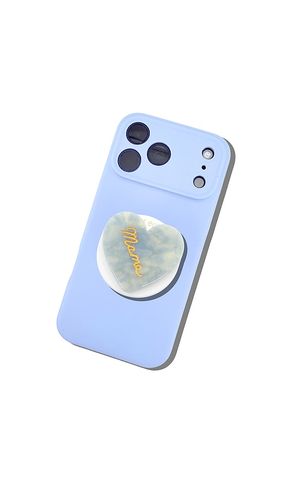 Hand-Painted Mama Heart Grip Charm in - Solar Eclipse - Modalova