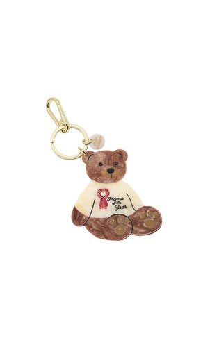 Hand-Painted Mama Bear Bag Charm & Keychain in - Solar Eclipse - Modalova