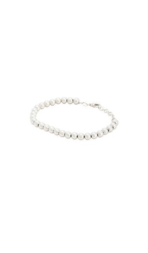 Silver ball bracelet in color metallic silver size all - STONE AND STRAND - Modalova