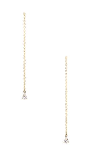 Perfect Pear Diamond Threader Earrings in - STONE AND STRAND - Modalova