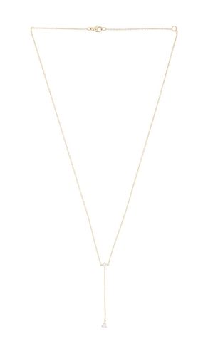 Perfect Pear Diamond Lariat Necklace in - STONE AND STRAND - Modalova