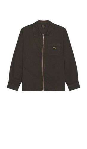 Zip Overshirt in Charcoal. - size L (also in S, XL/1X) - STAN RAY - Modalova