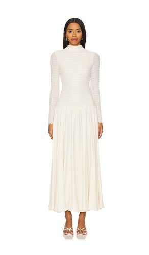 Feja Open Back Midi Dress in Ivory. - size 36 (also in 38) - SIEDRES - Modalova