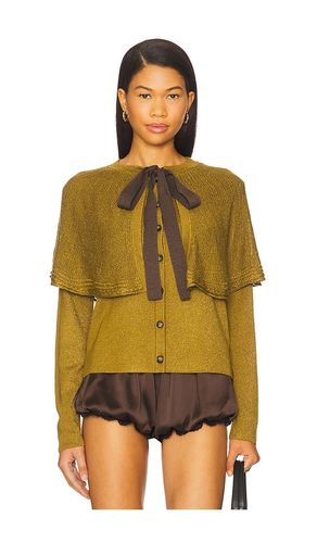 Herian Cardigan in Olive. - size L (also in M, S, XS) - SIEDRES - Modalova