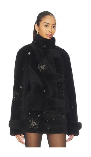 Sira Fur Jacket in Chocolate. - size 32 (also in 36) - SIEDRES - Modalova