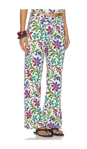Roux Pant in Ivory,Purple. - size 36 (also in 38, 40) - SIEDRES - Modalova