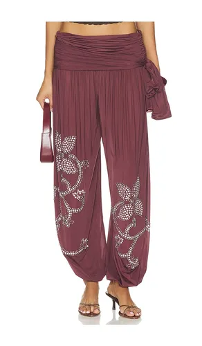 Tate Draped Jersey Pant in . - size 34 (also in 36, 38, 40) - SIEDRES - Modalova
