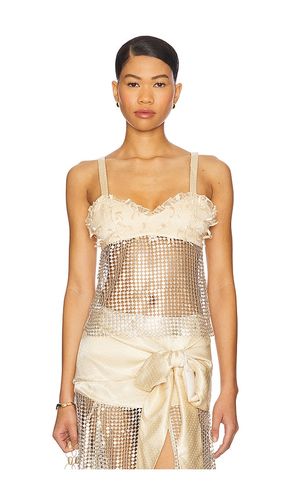 Locean Top in Cream,Metallic Silver. - size 32 (also in 34, 36, 38) - SIEDRES - Modalova