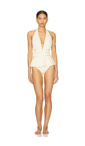 Belenna One Piece in Cream. - size L (also in M, S, XS) - SIEDRES - Modalova