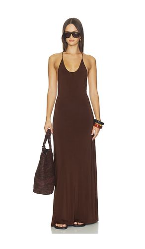 Thalia Maxi Dress in Chocolate. - size L (also in M, S, XL, XS, XXS) - SRG - Modalova
