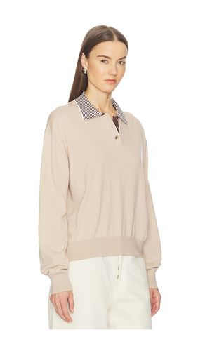Marielle Long Sleeve Knit Polo in . Taglia M. Also in S, XL - SRG - Modalova