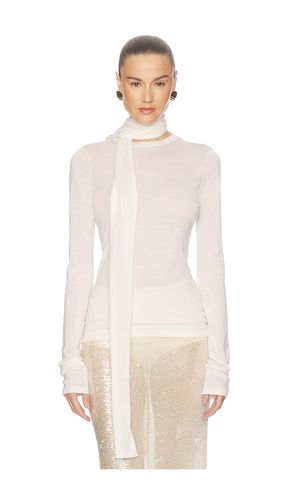 Frieda Merino Long Sleeve With Scarf in . Größe L. Also in M, S, XL, XS, XXS - SRG - Modalova