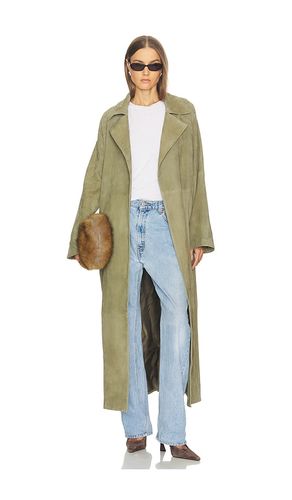 Louise Suede Coat in . Size M. Also in S, XS - SRG - Modalova
