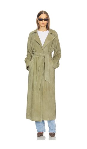 Louise Suede Coat in . Taglia L. Also in M, S, XS - SRG - Modalova