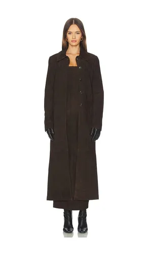 Bruno Suede Coat in . Size M. Also in S, XS - SRG - Modalova