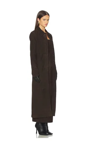 Bruno Suede Coat in . Size M. Also in S, XS - SRG - Modalova