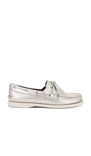 Ao 2 Eye Loafer in Metallic , grey. - size 7.5 (also in 8, 8.5, 9, 9.5) - Sperry - Modalova