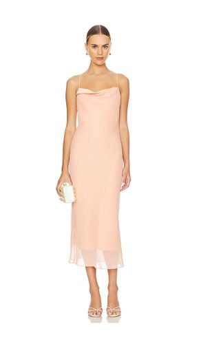 Denise Dress in Peach. - size L (also in M, S, XL) - Rue Sophie - Modalova